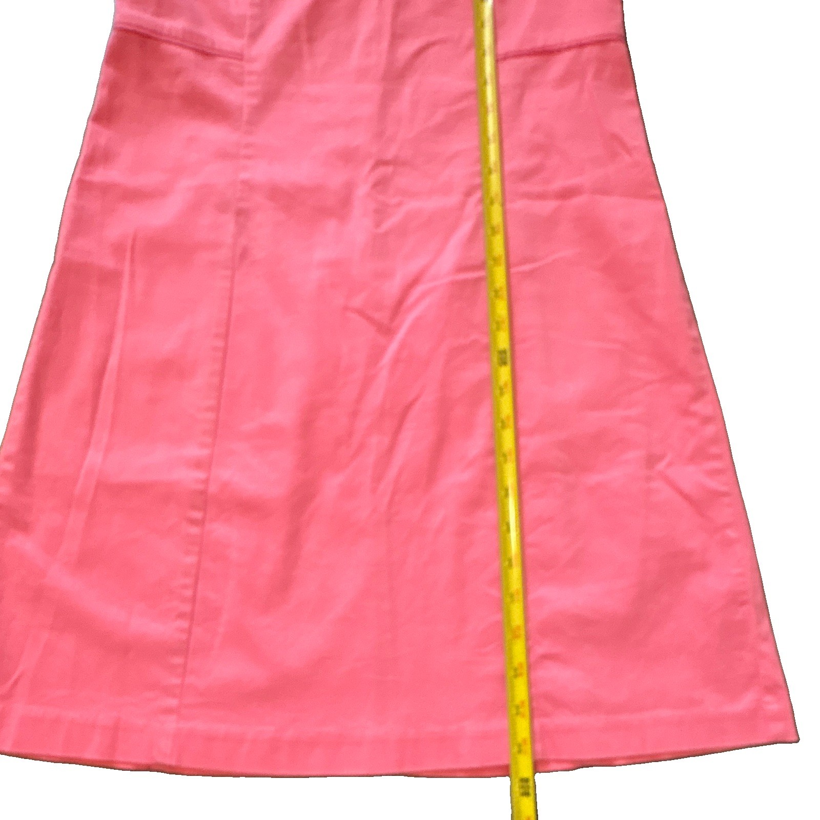 Tommy Hilfiger Solid Pink Solid Sheath Dress Scoop Neck Knee Length Sleeveless 8