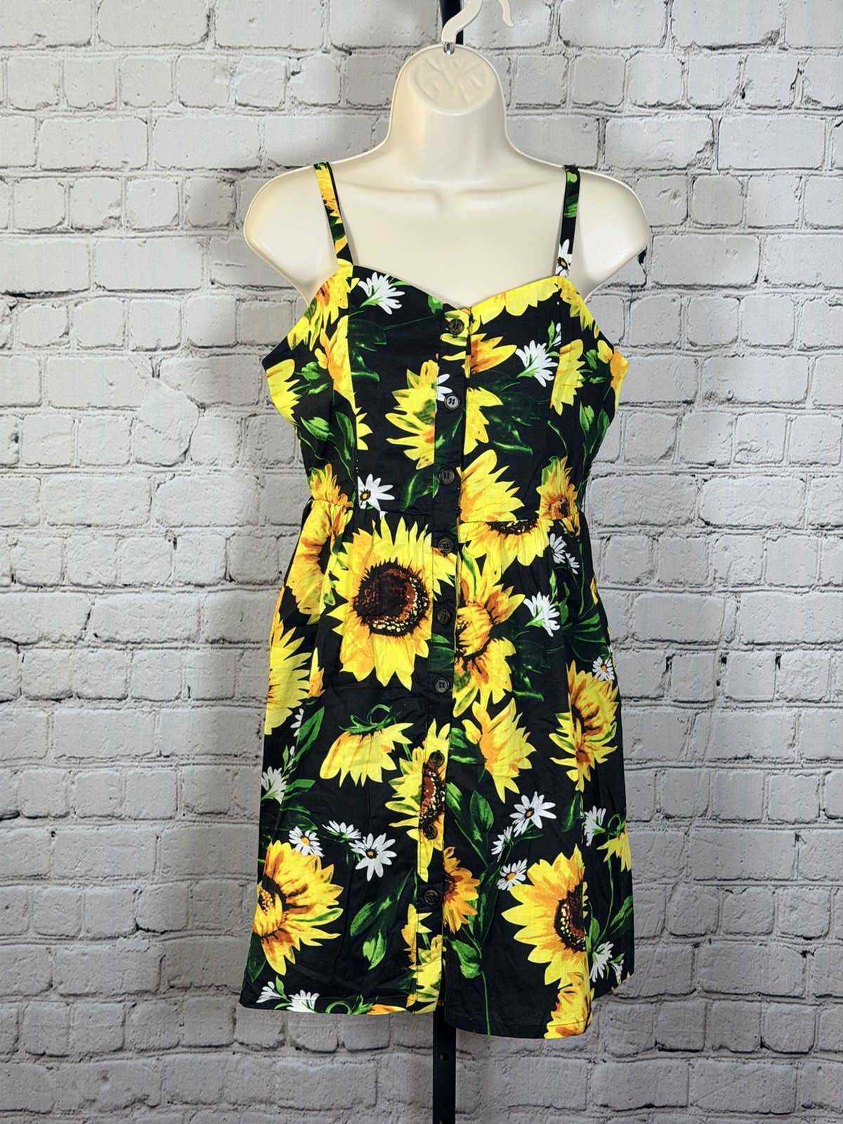 Loveriche Sunflower Floral Sundress Size S New