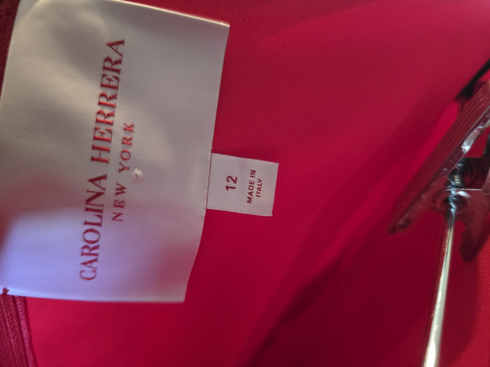 Carolina Herrera New York Shift Dress Sz 12 Boat Neck