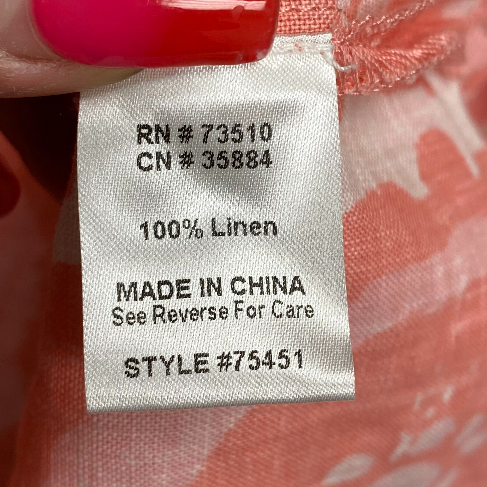 Uncle Frank Womens Pink Printed Cuffed Short Sleeve Linen Mini T-Shirt Dress XS