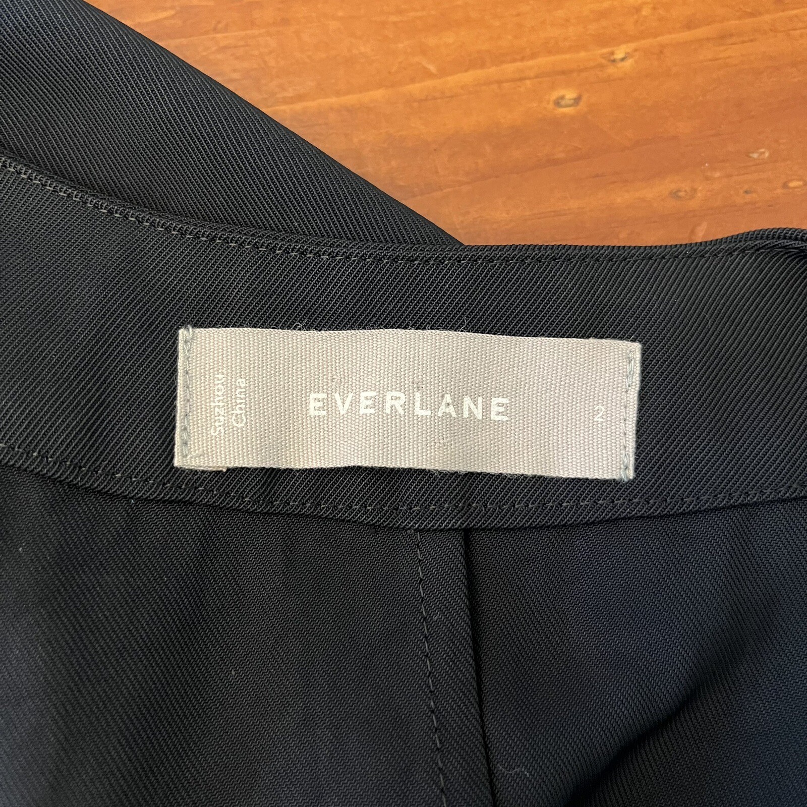 Everlane Goweave Japanese Wrap Dress Sleeveless in Dark Navy Size 2 Midi Dress