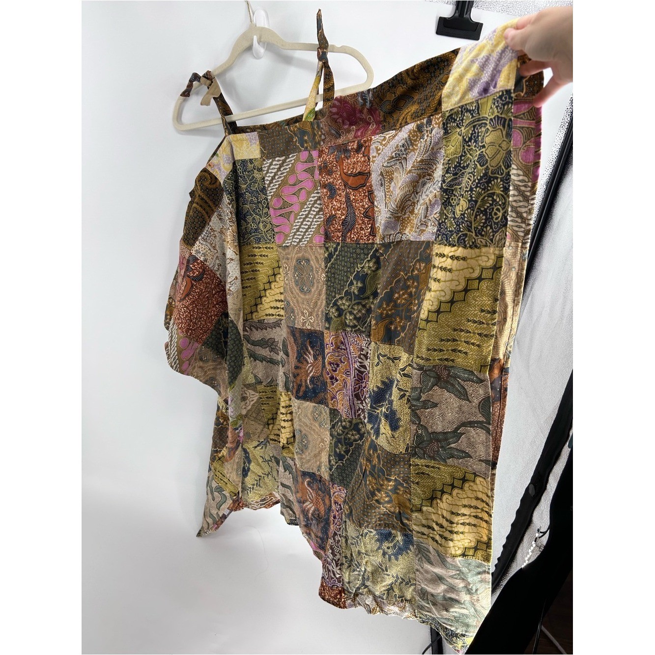 Jaded Gypsy Patchwork Boho Halter Dress – Multicolor – One Size