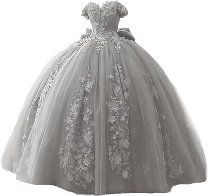 Quinceanera Dresses Sweet 15 / Sweet 16 Ball Gowns 3D Flowers