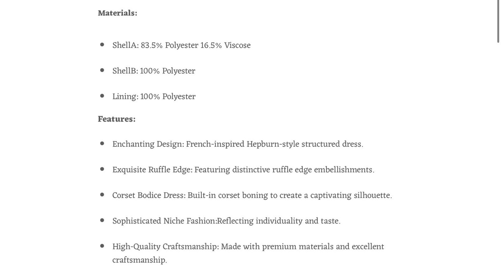 NEW LaceMade Size S Midday Phantom Corset Dress