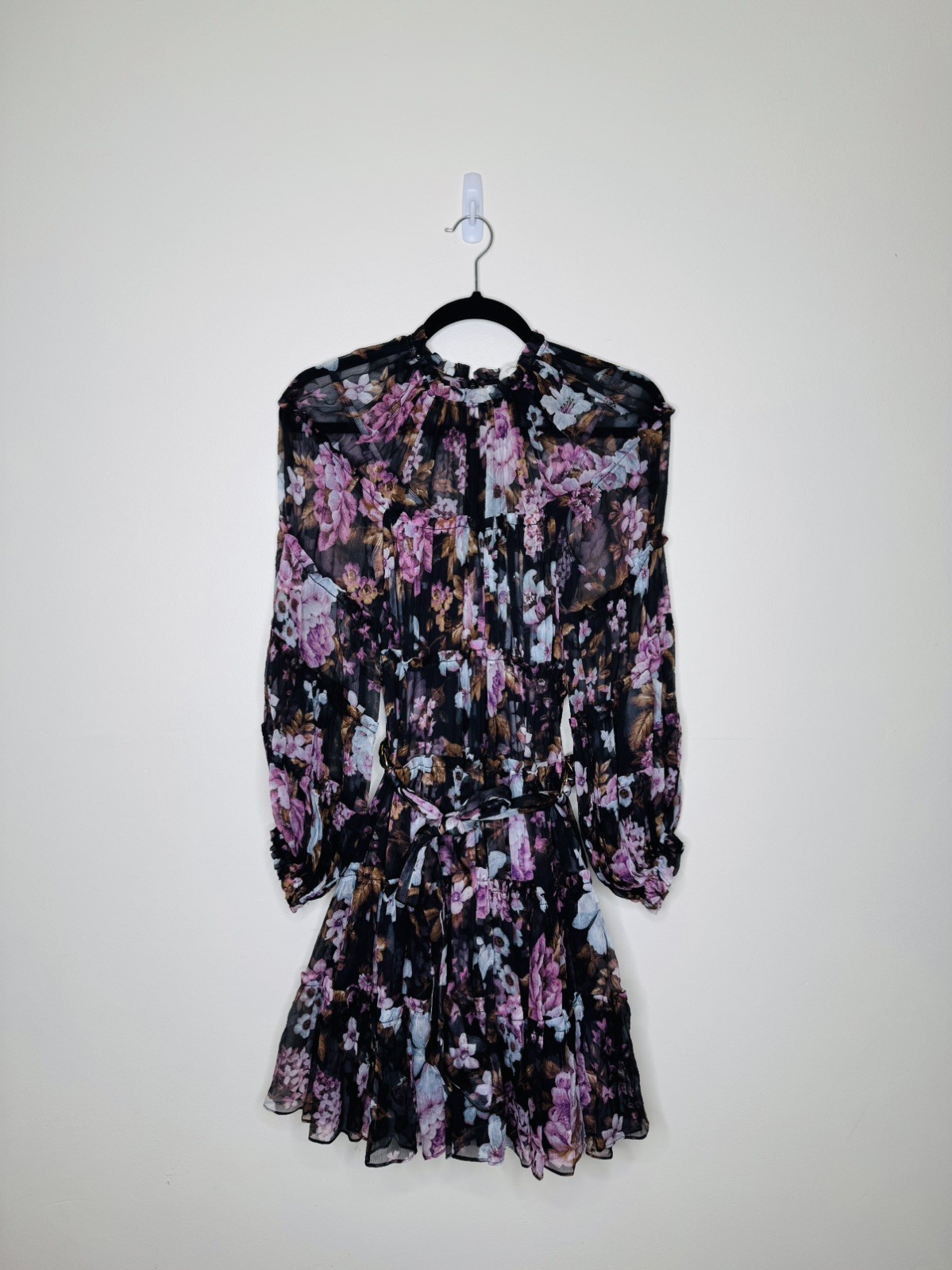 ZIMMERMANN – Charm Tiered Mini Dress – Size 1 (M) / AU 10 / US 6