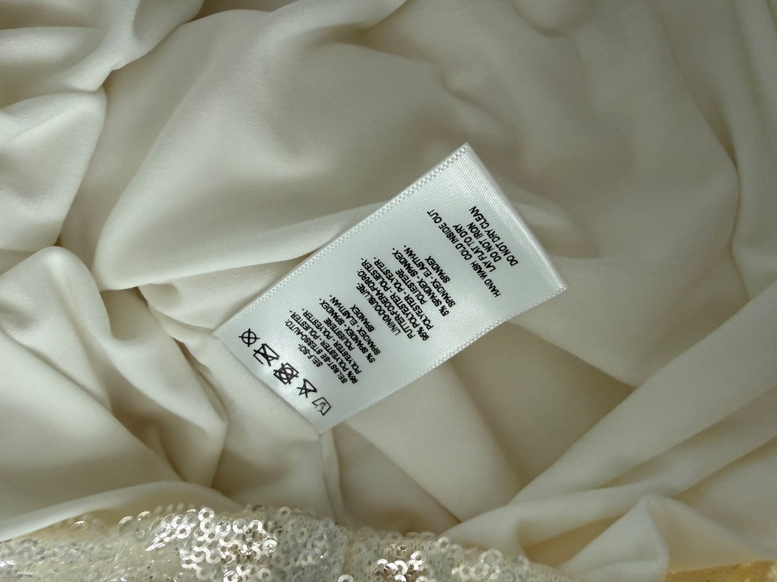 Helsi white silver dress from Anthropolgie size medium