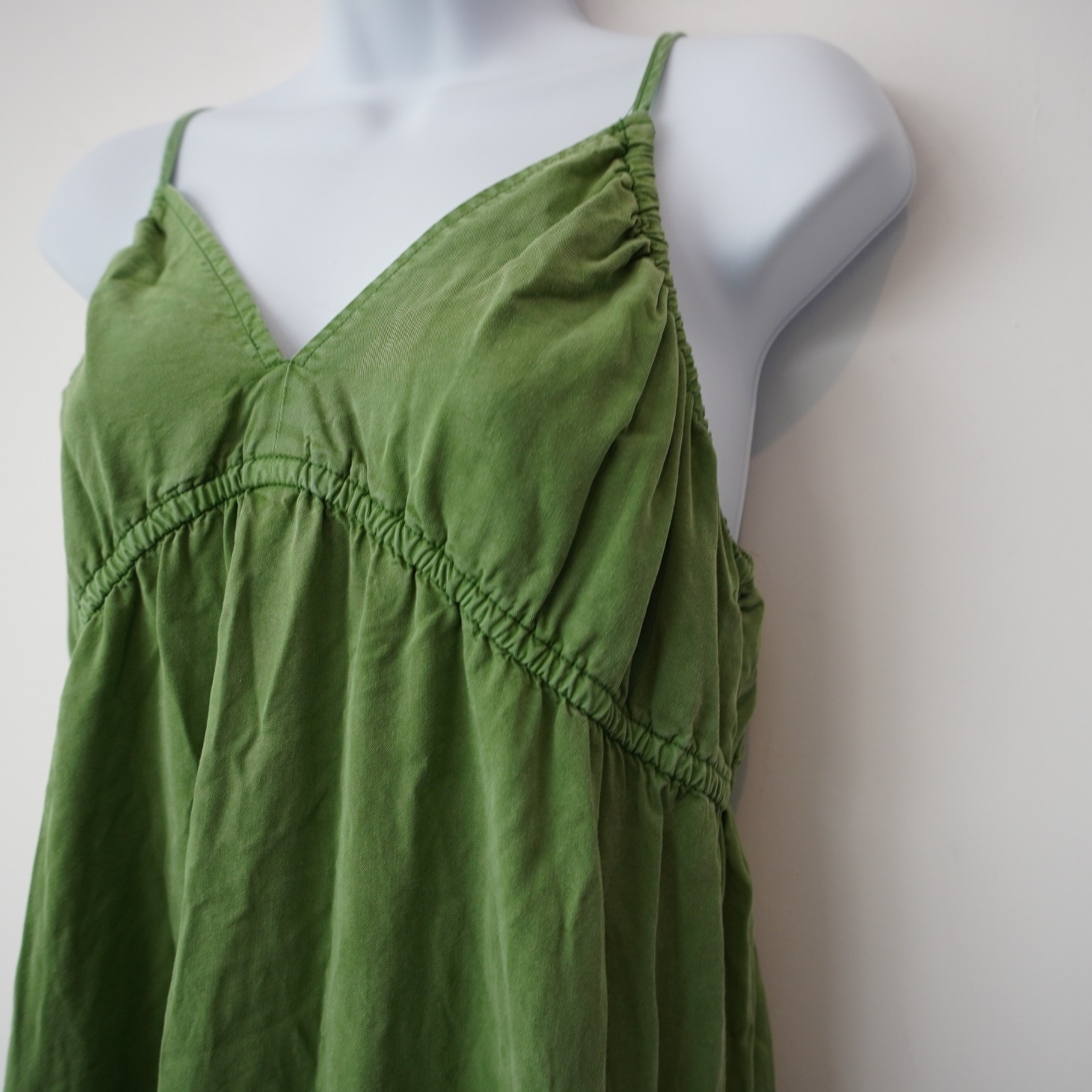 Kut from the Kloth Midi Dress Size Medium Green Boho Tiered Fairy A line Flowy