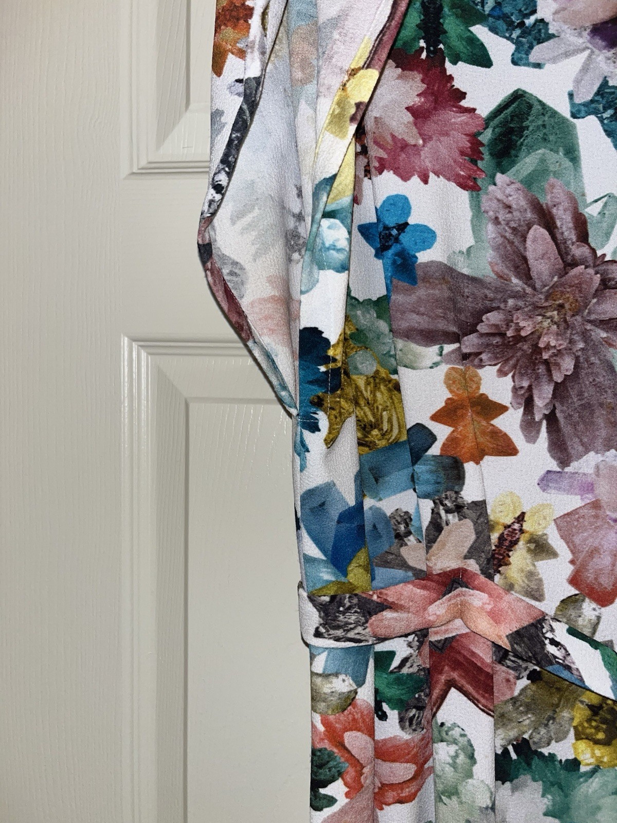 Cacharel Floral Print Multicolored Dress Sz 6