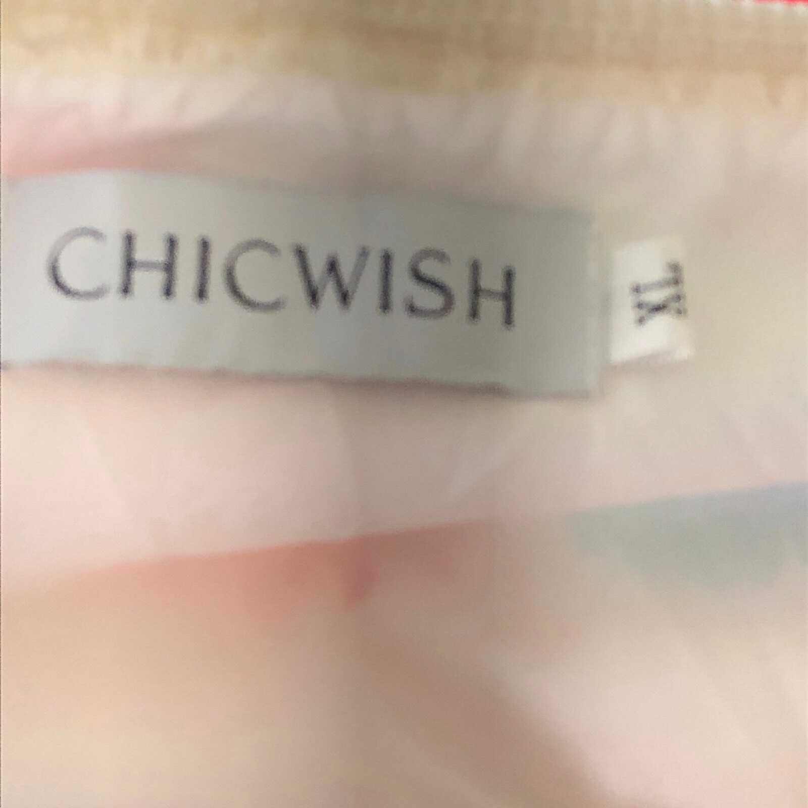 Chicwish Wm XL Sleeveless Off The Shoulder White/Floral Lined Belted Maxi Dress