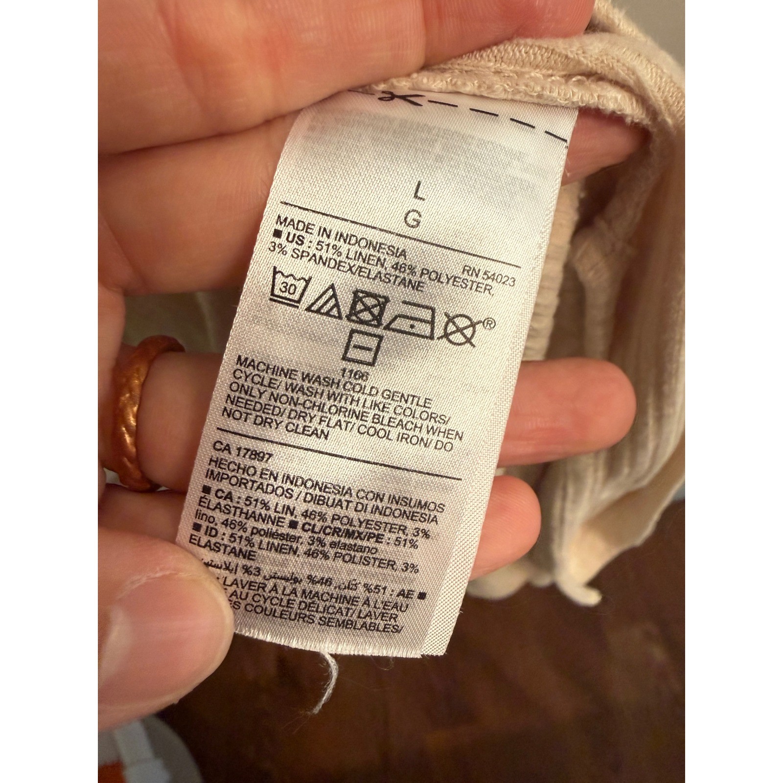Old Navy Ribbed Midi Dress Womens Large Oatmeal Heather Linen Blend Crossback