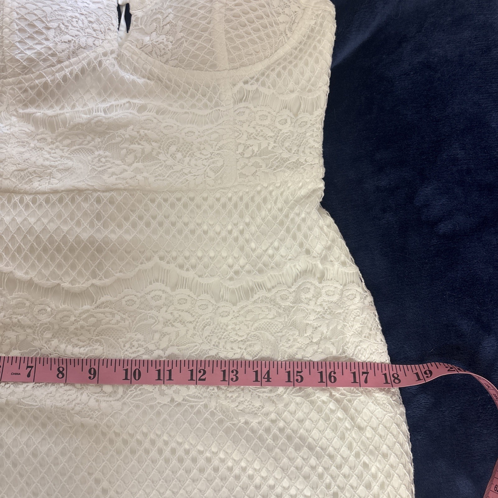 Guess Cream ivory Cocktail evening wedding Dress size 8