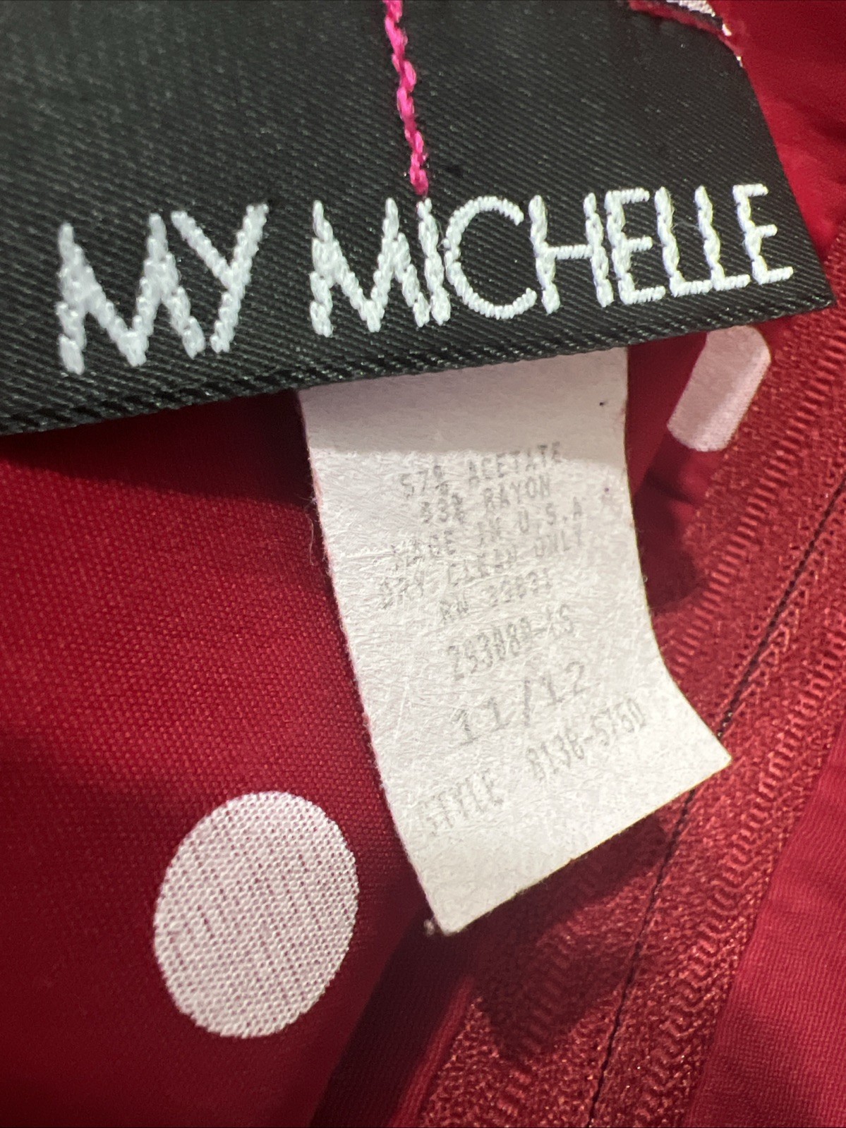 My Michelle ︱Red & White Polka Dot︱ Short Dress︱11/12︱Retro︱1990’s?