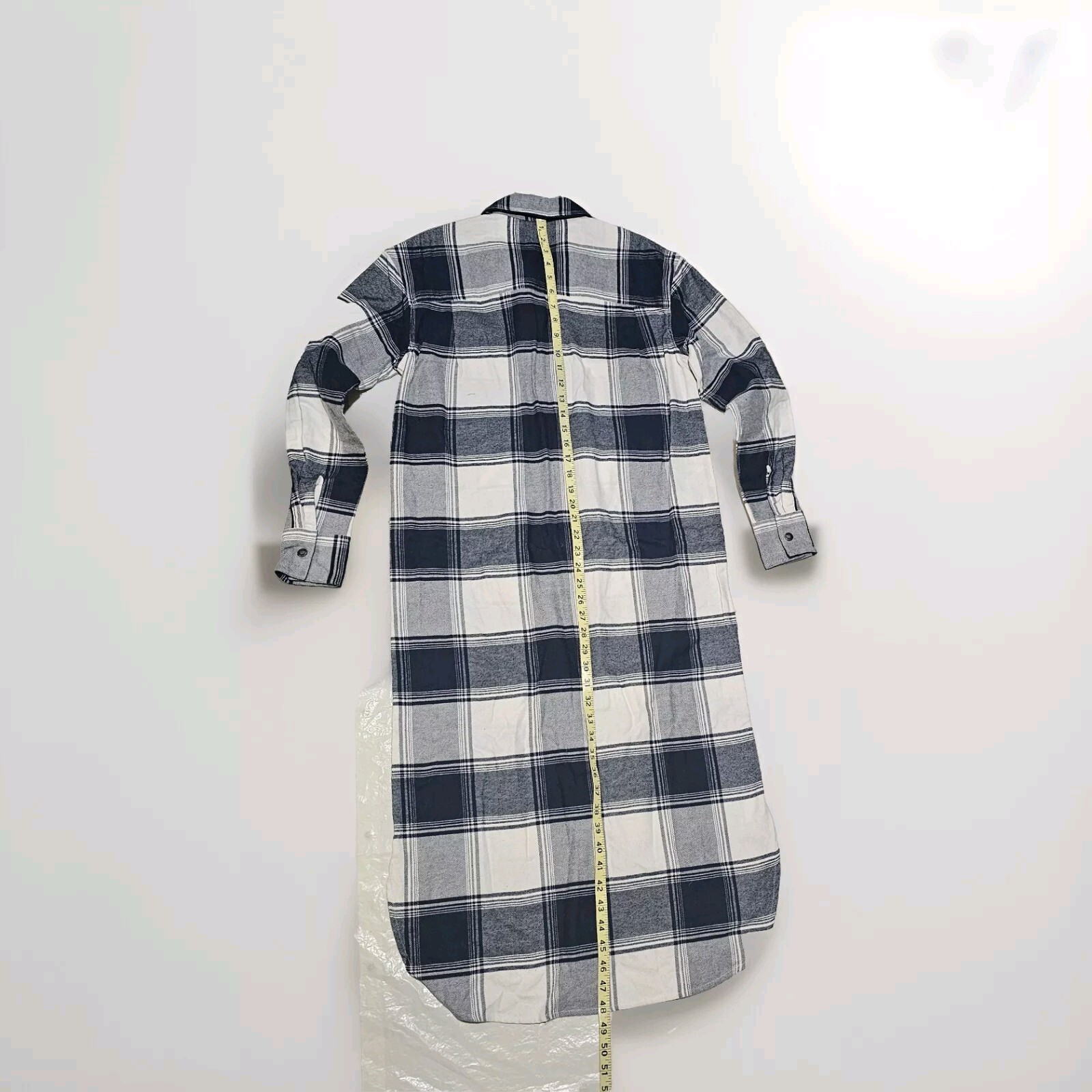 Lita by Ciara Revolve 100% Cotton Snap Button Down Plaid Black White $248 Sz XS
