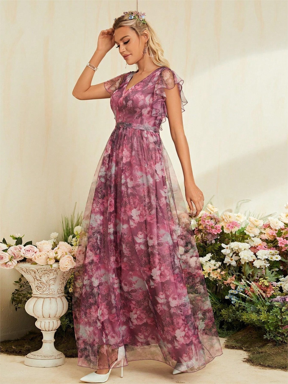 Cocktail Dresses Size 6 8 10 12 for Women Evening Party Wedding Guest Floral New