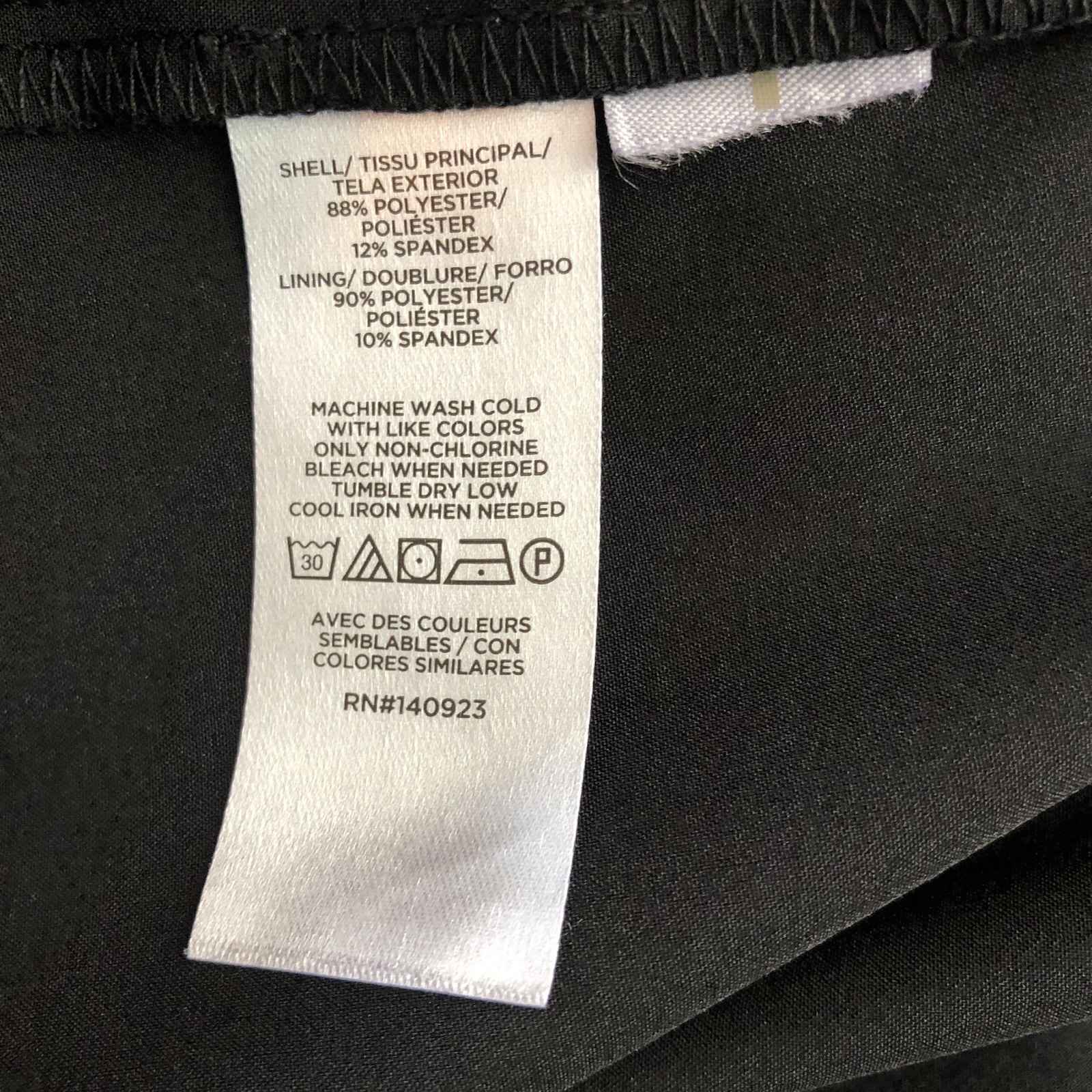 Lou & Grey Wanderweave Zip Halter Lined Shift Dress Black Small Activewear Golf