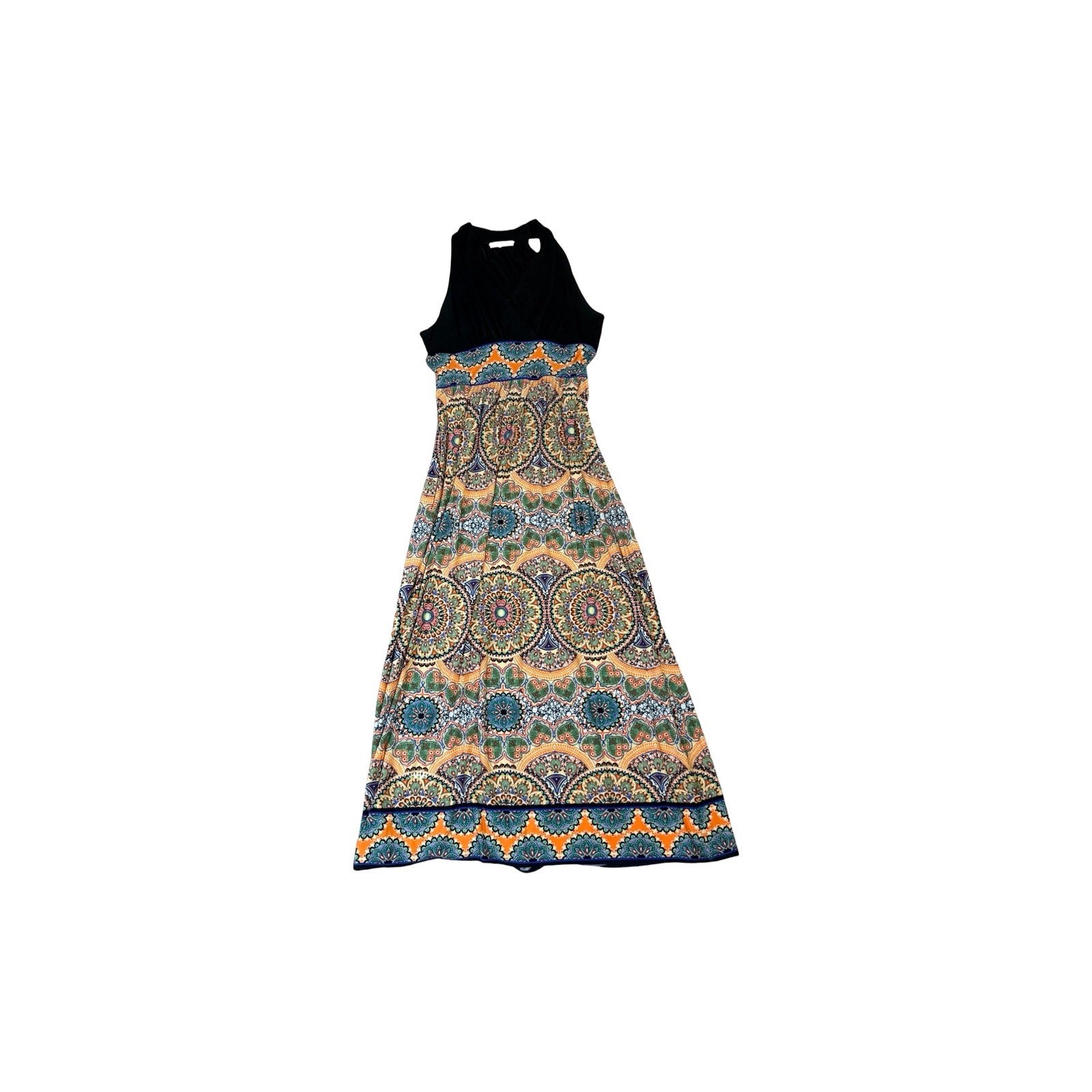 DB Established 1962 Medallion Print Maxi Dress Fits Size L Boho Festival