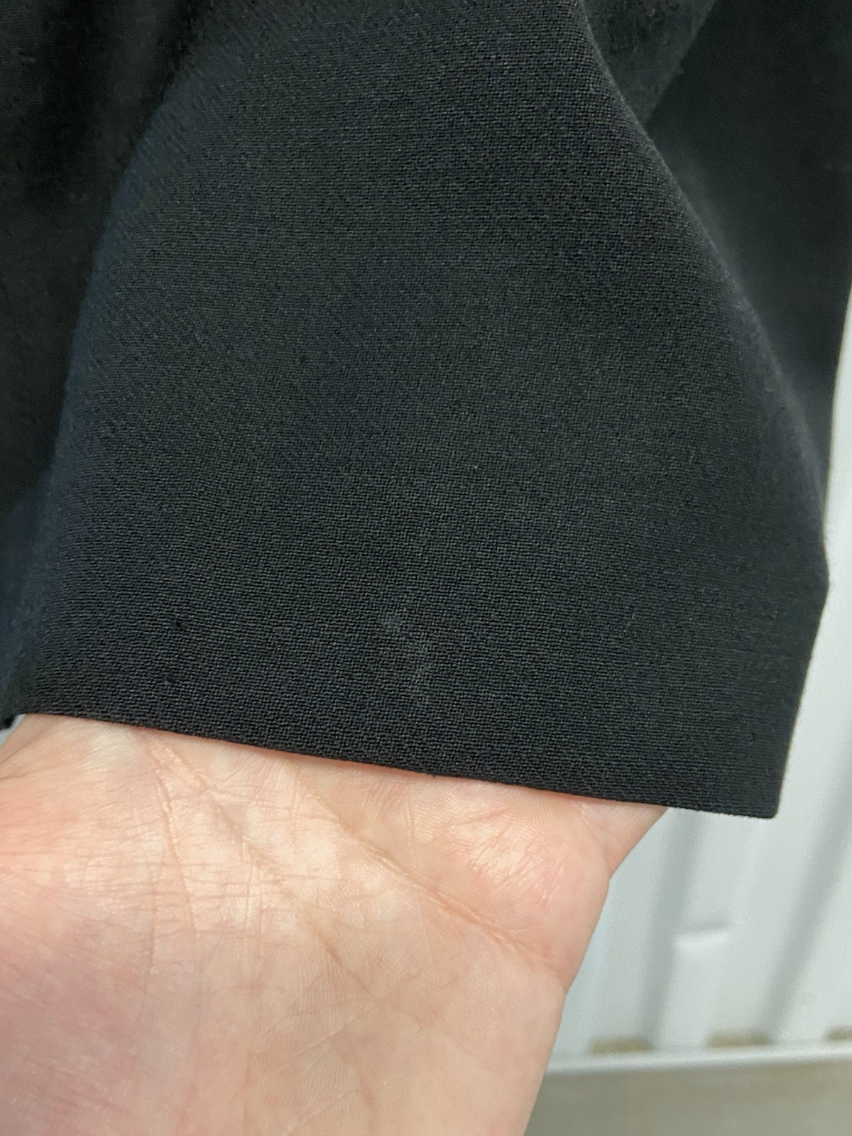 90s Gianfranco Ferre Studio 0001 Ferre Black Wool Blazer Dress Sz 6 NEEDS REPAIR