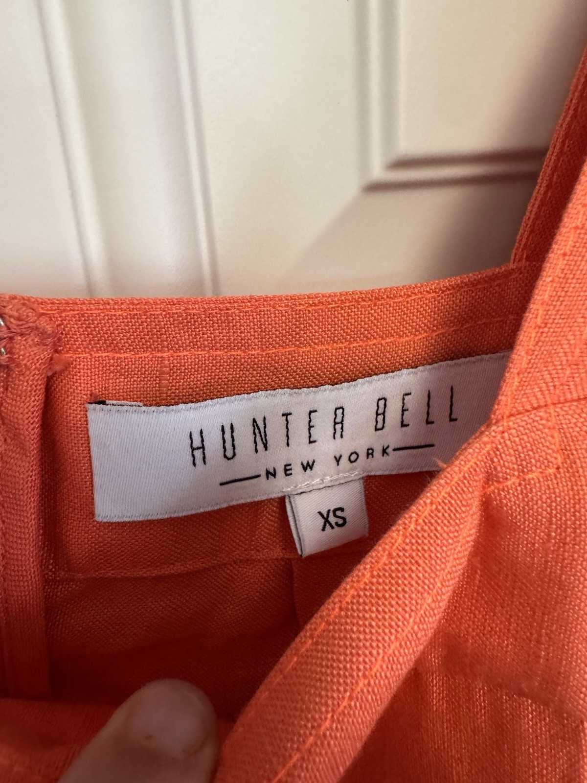 Hunter Bell Nap Midi Preppy Boho Core Oversized dress size XS puff sleeve HH112