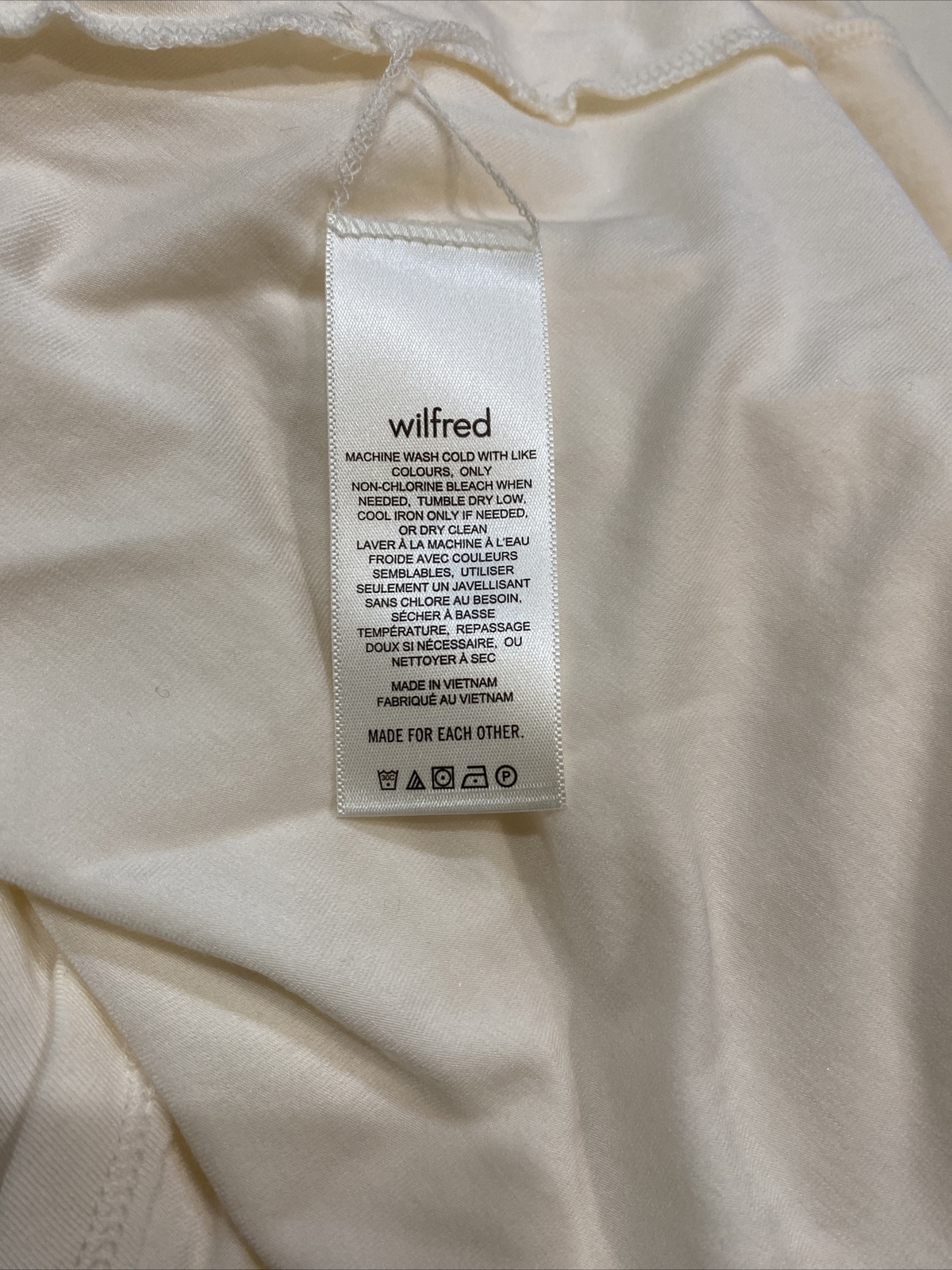 Aritzia Wilfred Medium Beach Cut Out Cross Open Back Dress Size S/P