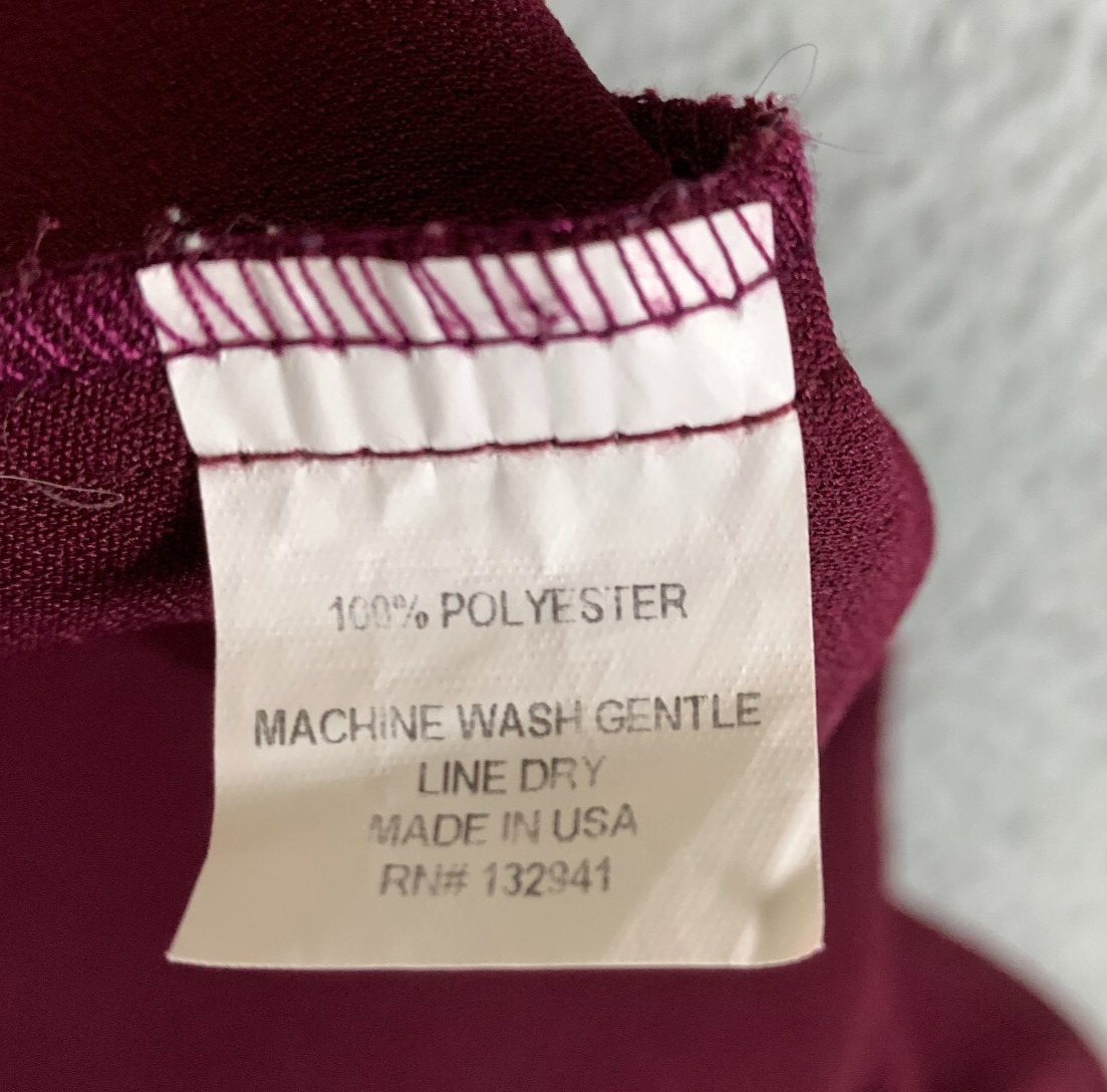 Amanda Uprichard Shift Dress Size Large L Burgundy Sleeveless Racerback Pockets