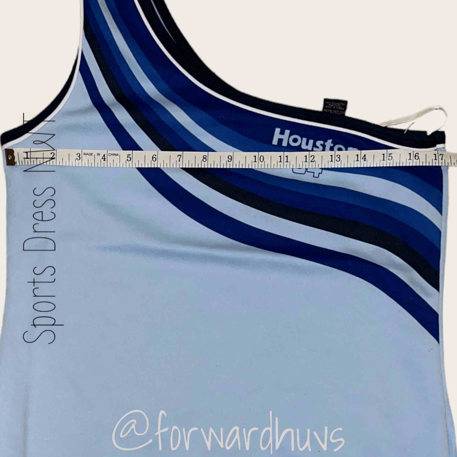 Soho Babe Hardball Classic Sports One Shoulder Dress Size Large