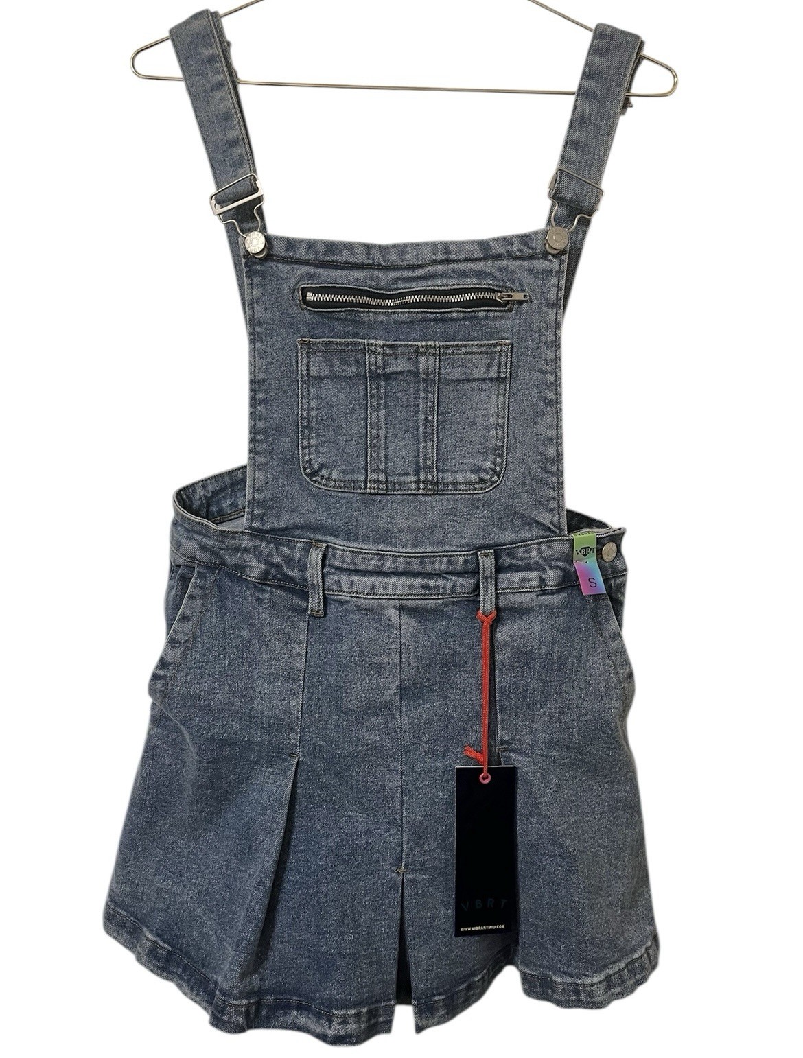 VBRT Denim Mini Dress Women’s S Jumpsuit Overall Y2K College