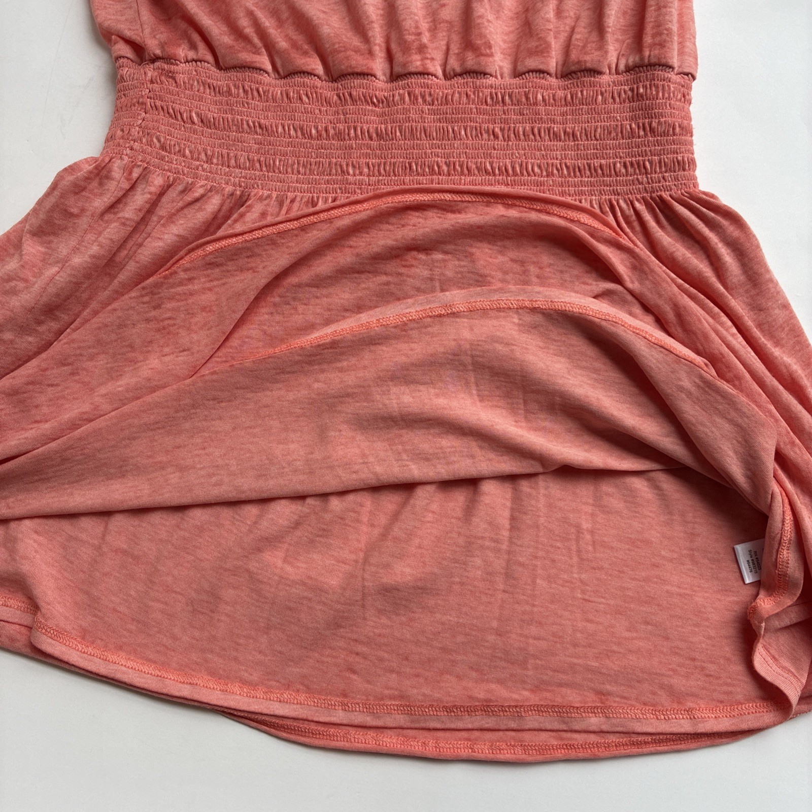 Athleta Captivate Dress Light Coral Sunset Size PS Petite Small NWT Knit Burnout