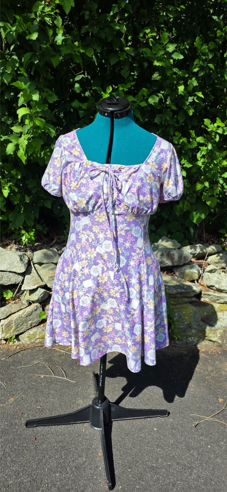 Disney Her Universe Tangled Floral Icons Sweetheart Dress, Size small.