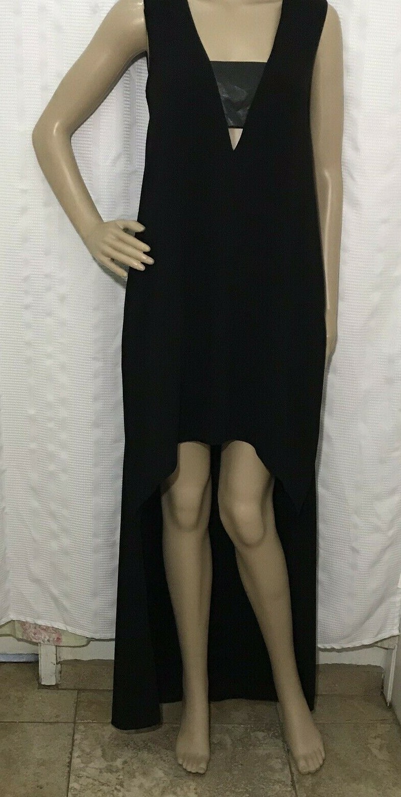 NWT Bcbg MaxAzria Amaryllis High-low Dress Black SZ-2XS-XS,S,M,L $248