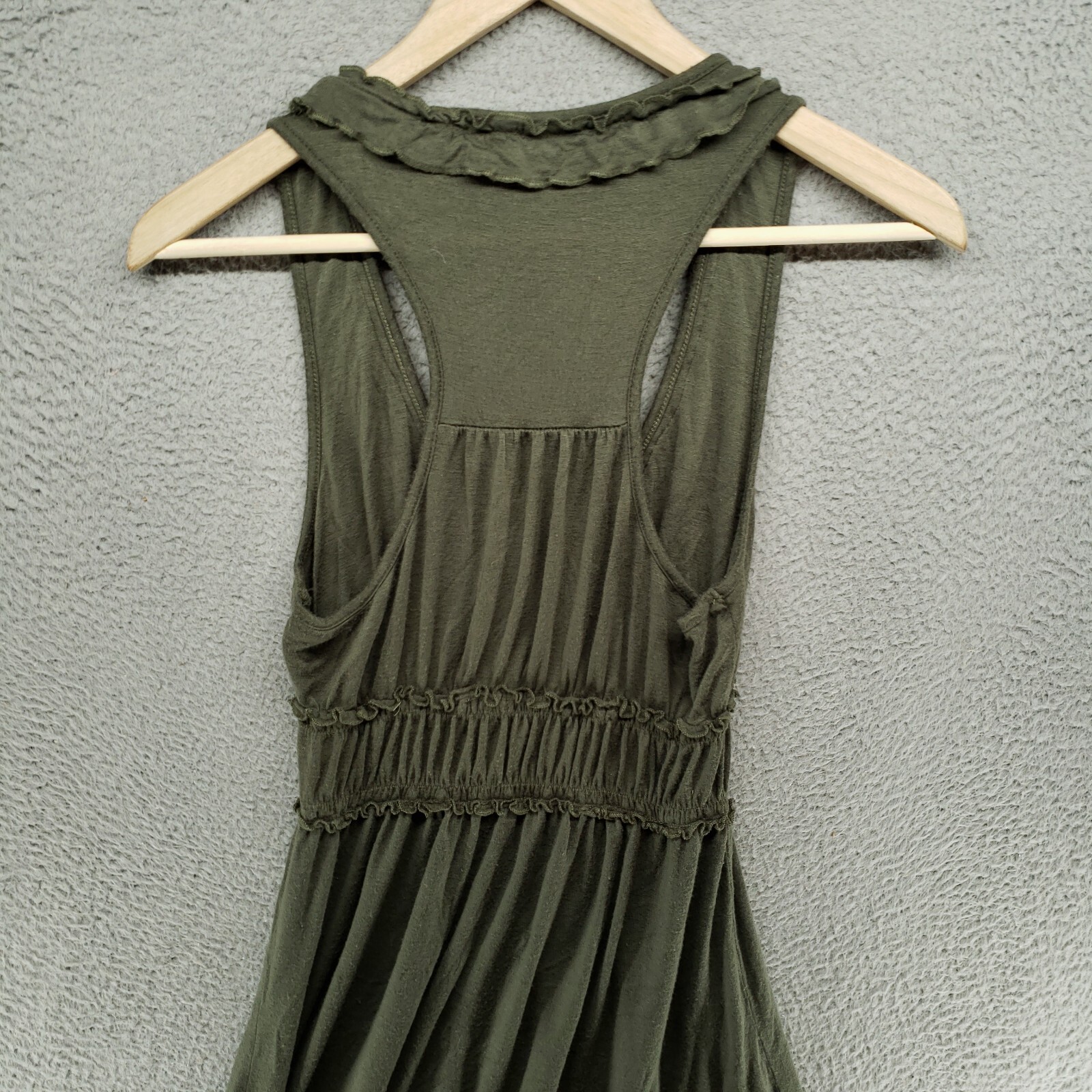 Vintage Havana Womens M Ruffled Elastic Stretch Waist Sleeveless Dress