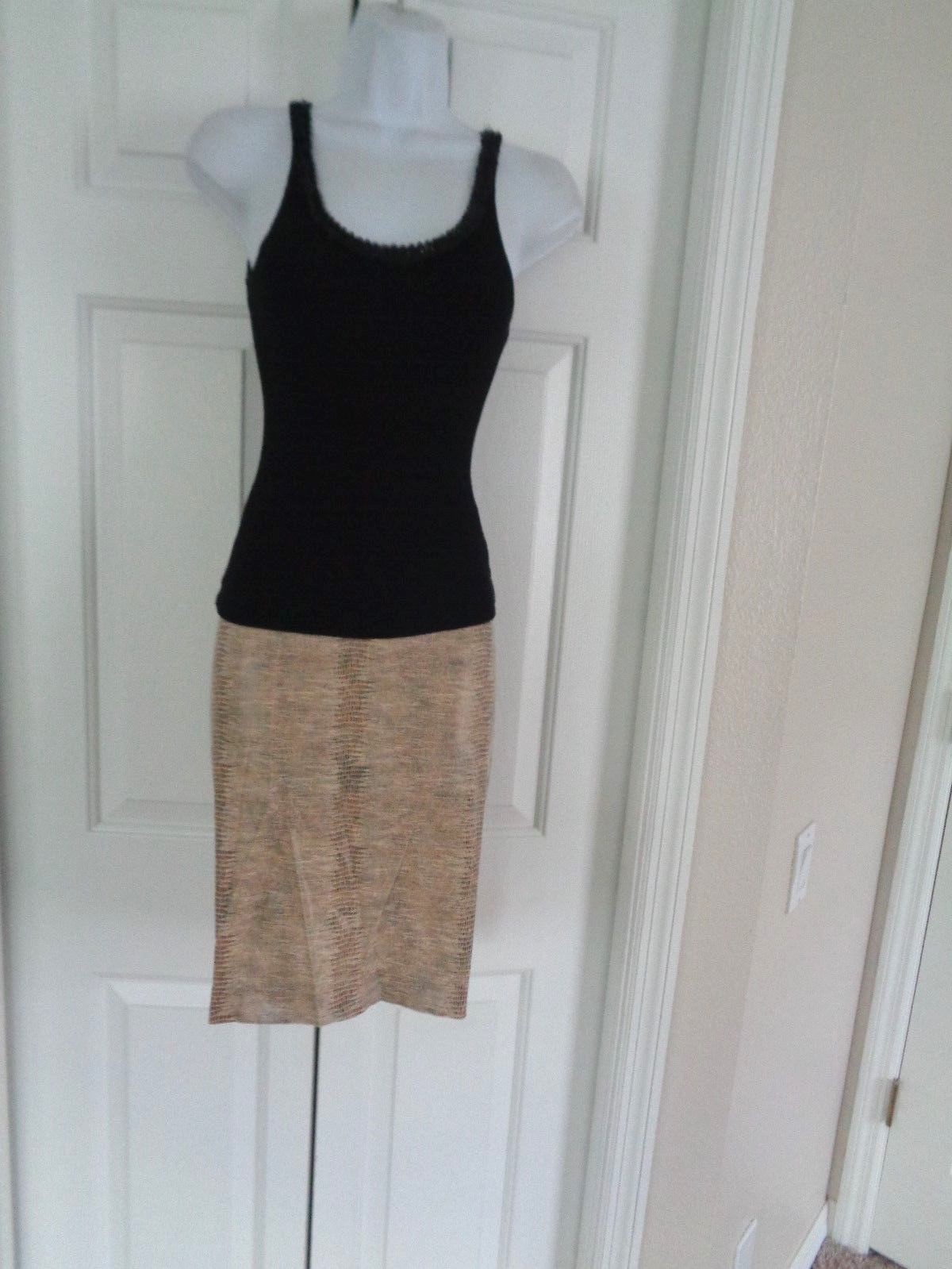 BEBE SNAKE SKIN A LIST FITTED SKIRT TOP AMERICAN EAGLE LOT LULUS A SZ 4 S