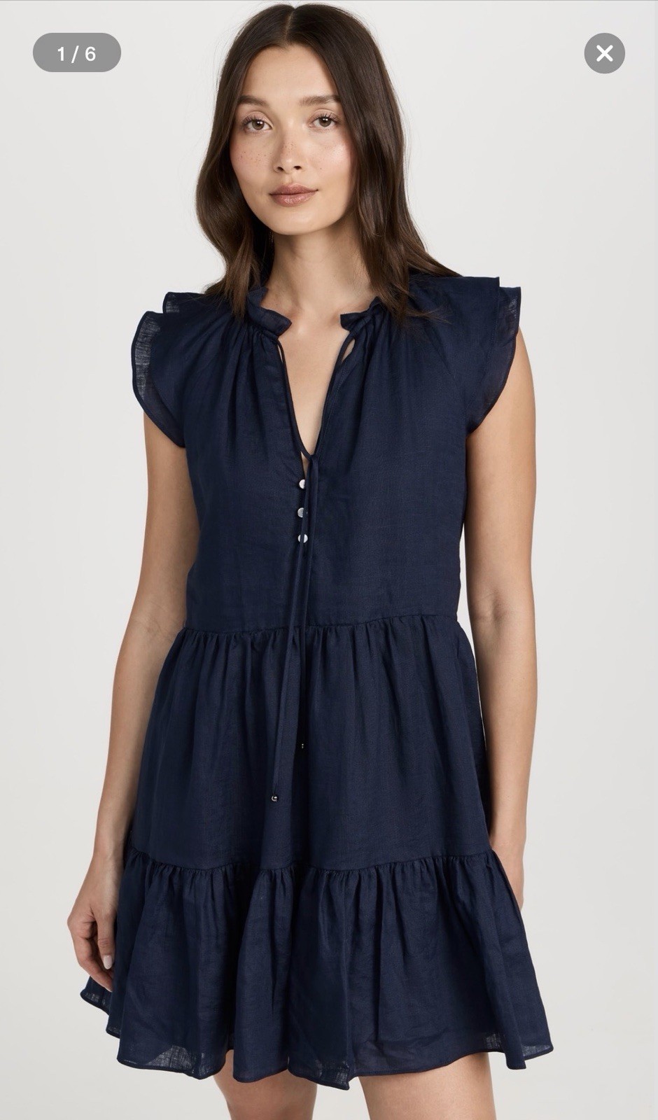 Veronica Beard Zee Linen Dress