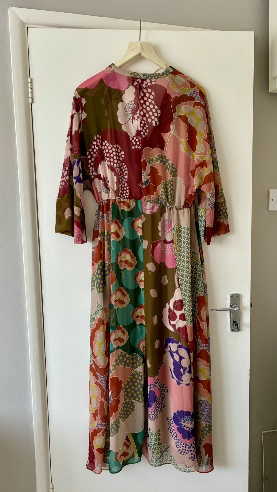 Zara ZW Collection Floral Print Long Maxi Dress Size M (Uk size 12/14) 8506/022