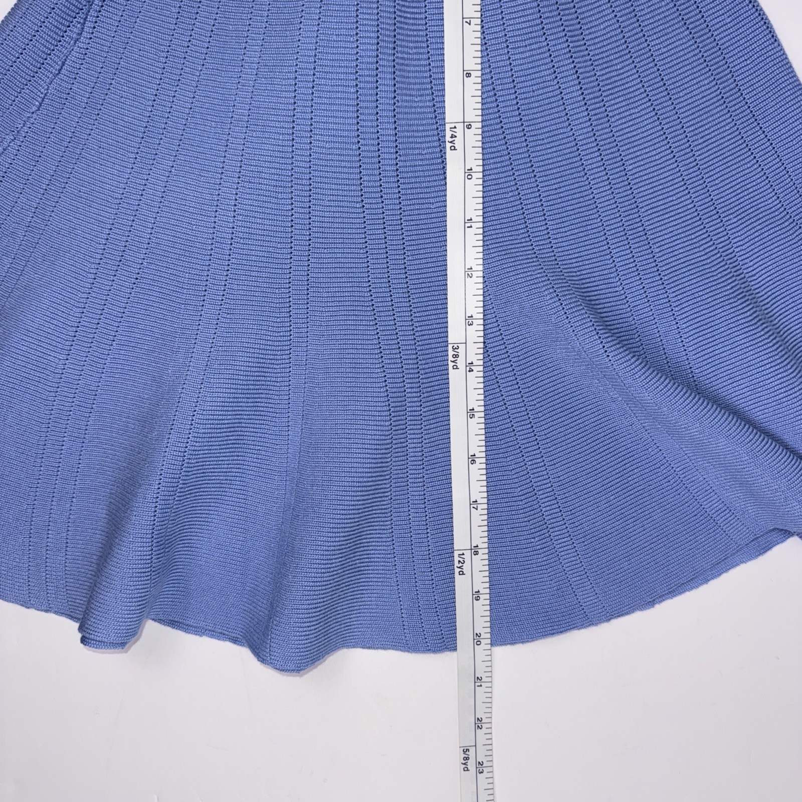 Wrap Style Dress Long Sleeved Blue Belted Stretchy Jr. 5/6 Women S Twirly Ballet