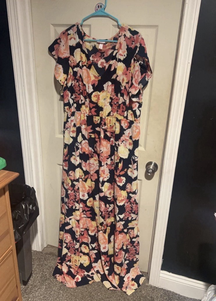 Isabel Maternity by Ingrid & Isabel Floral Maxi Dress Size XL