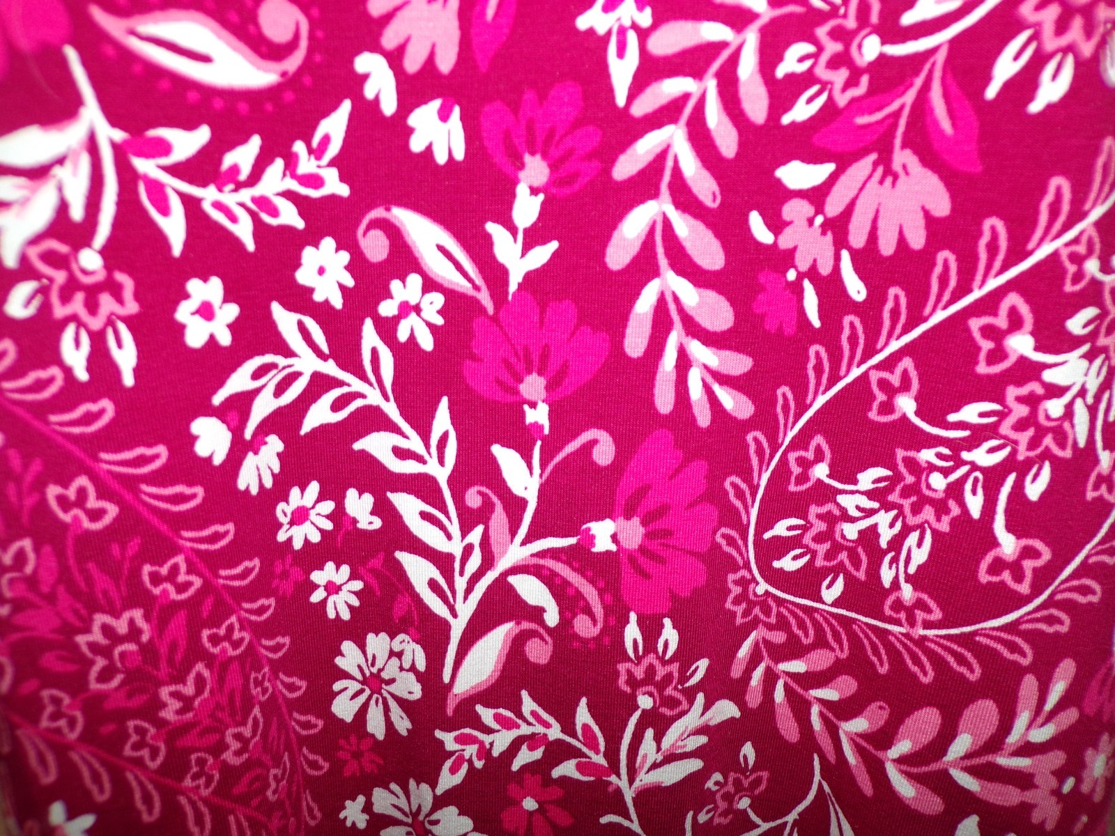 Ann Taylor Loft Pink Floral Cotton Modal Shift Dress Women’s Size Small