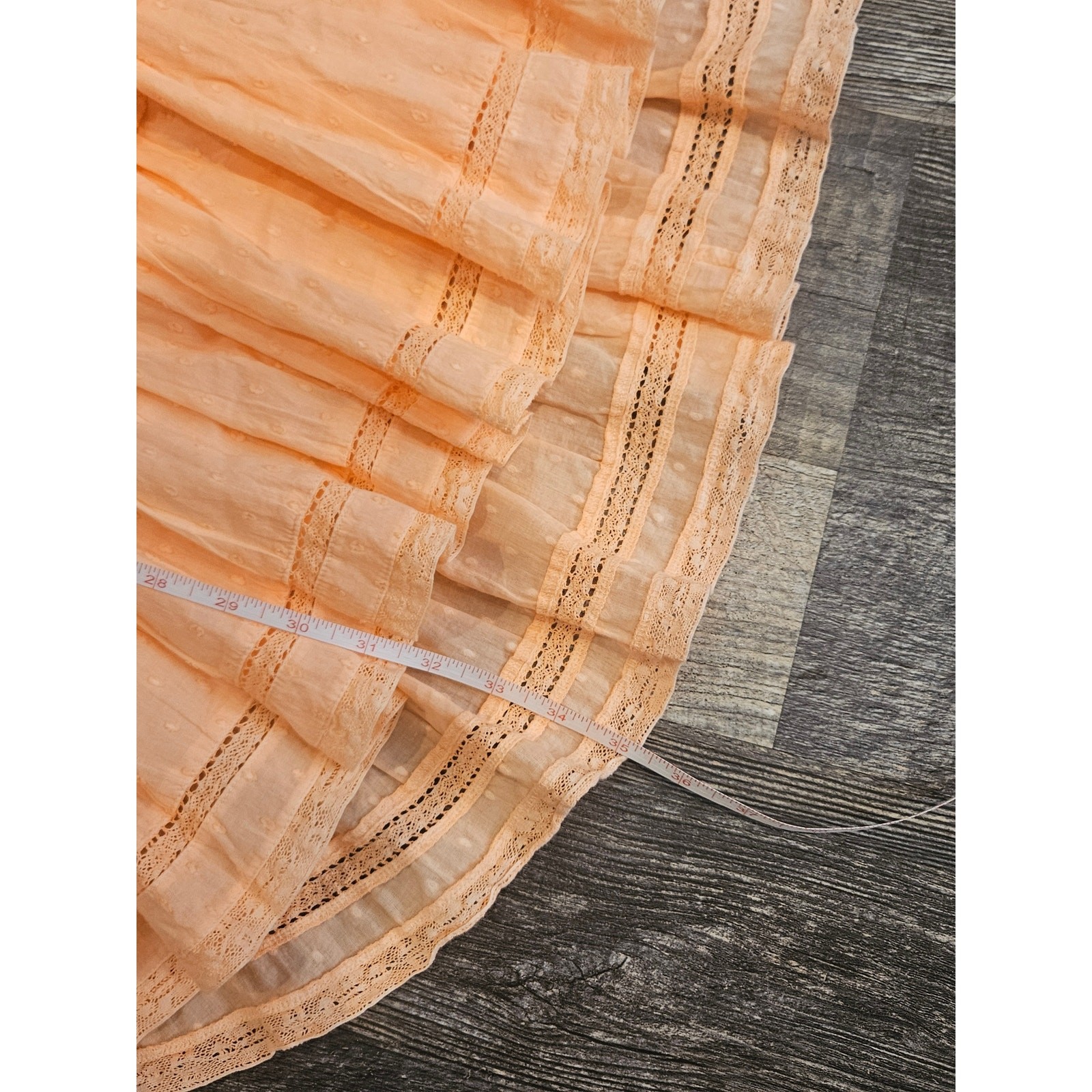 LoveShackFancy Natasha Heritage Dress peach blossom large