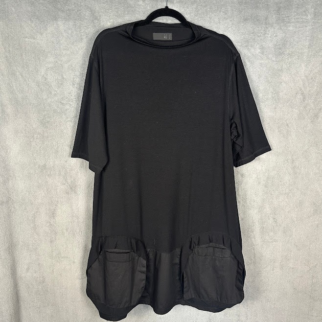 Moyuru Dress Womens One Size Black Lagenlook Minimalist Modern Japanese Fashion