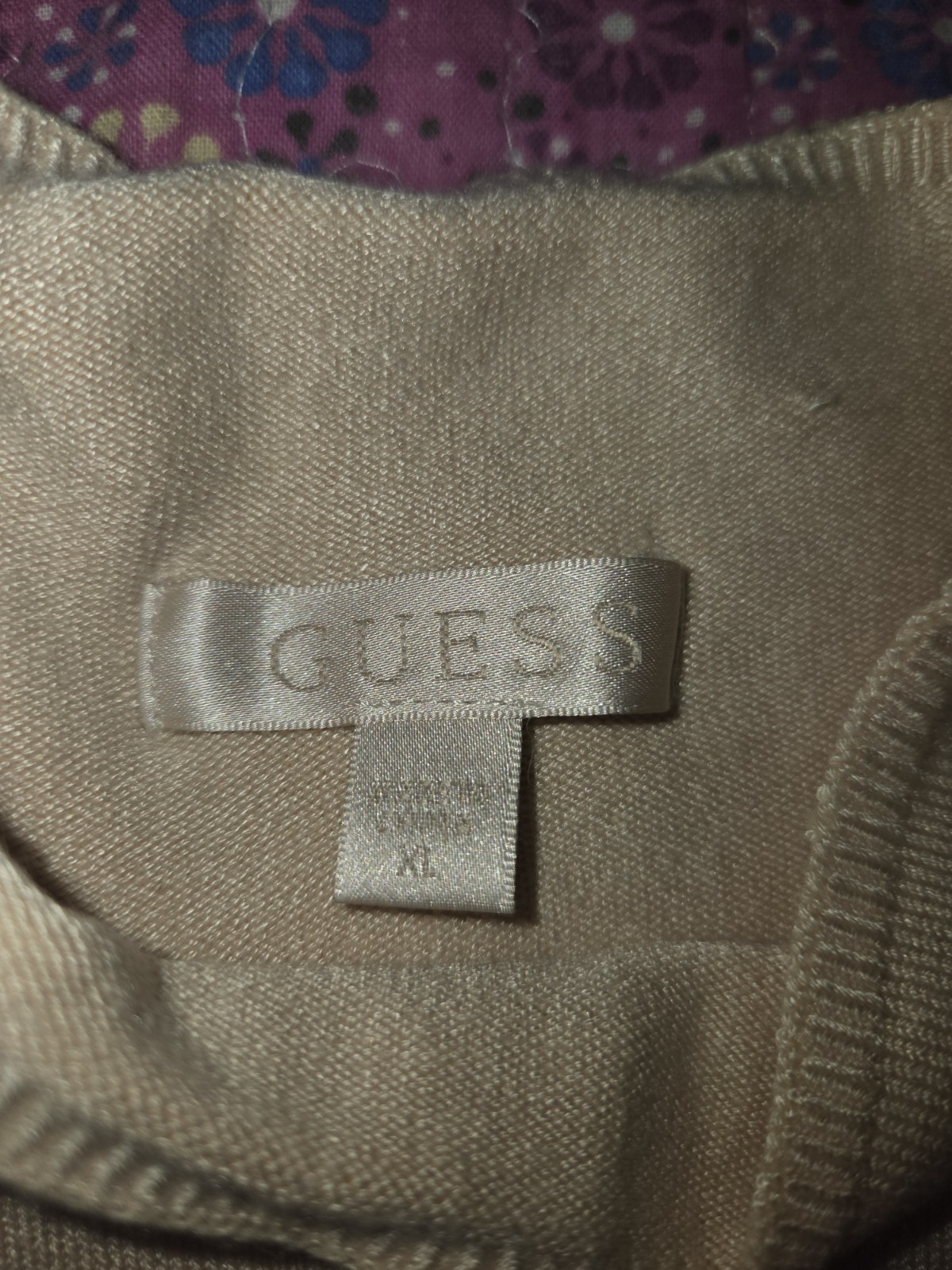 Guess Calista Rhinestone Body control Dress in Skinny Latte NWT Size XL
