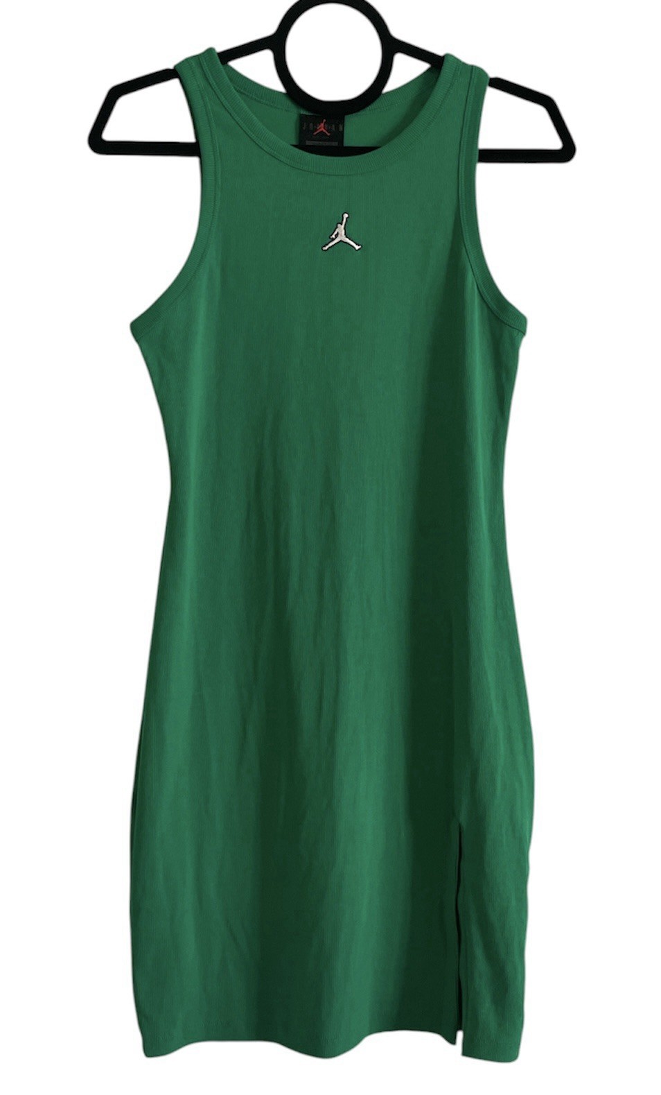 NWT Nike Air Jordan Ribbed Tank Top Dress Tight Fit Lucky Green Women’s Medium