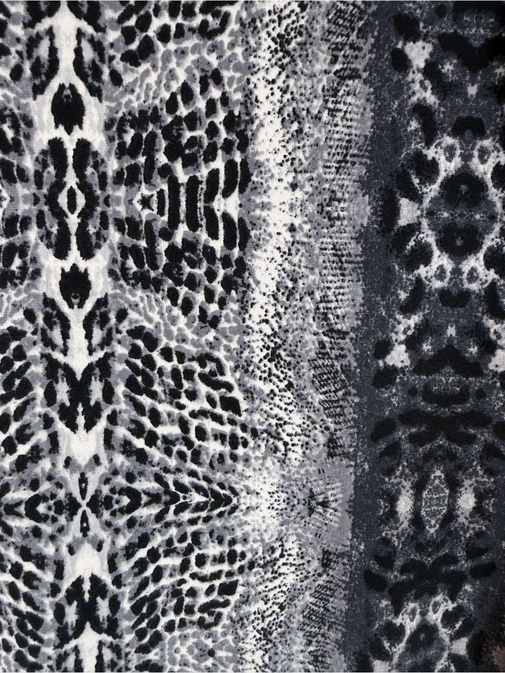 Altar’d State Black & Gray Snake Printed Midi Dress Size Large