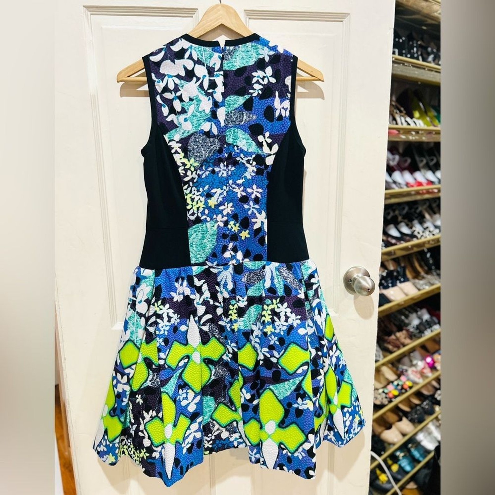 Peter Pilotto x Target Fit & Flare Floral Petticoat Designer Dress Retro Size 4