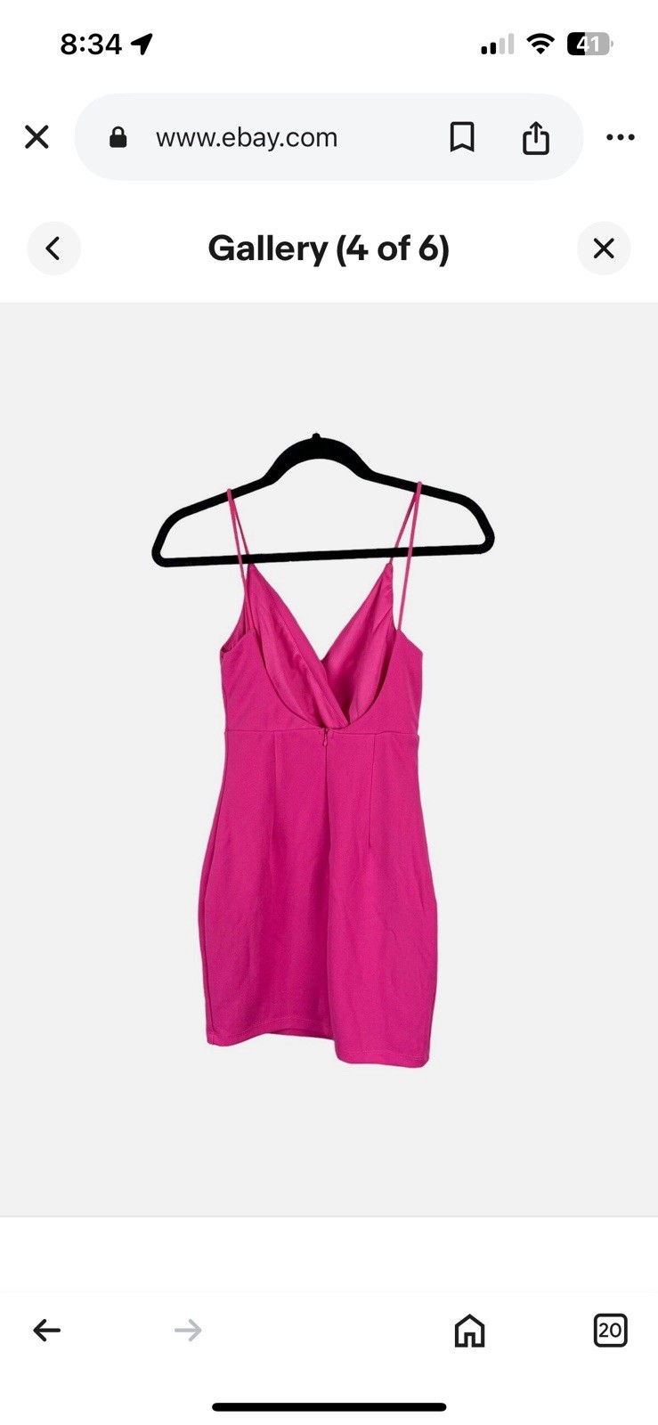 Hello Molly Down For Wine Barbiecore Pink Scoop Back mini Cocktail Dress