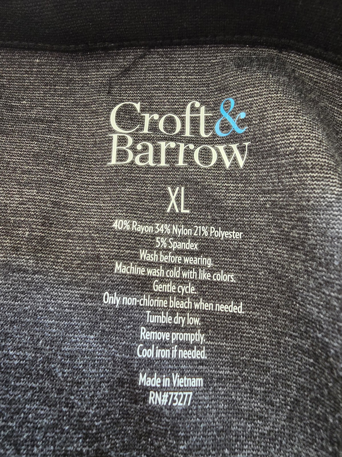 Croft & Barrow Ponte Dress Size XL Black Stretchy Elbow Sleeve A Line Dress