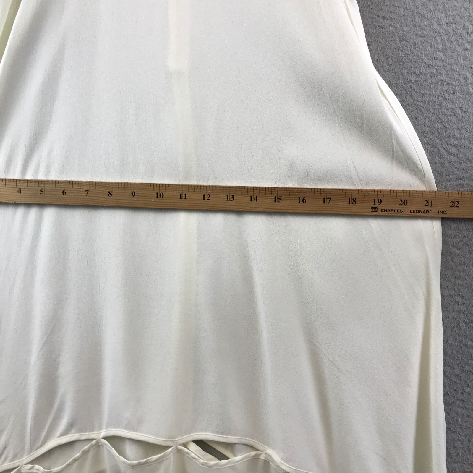New TOBI XS Ivory Sleeveless High Low Dress Cutout Hem Casual Party Cocktail
