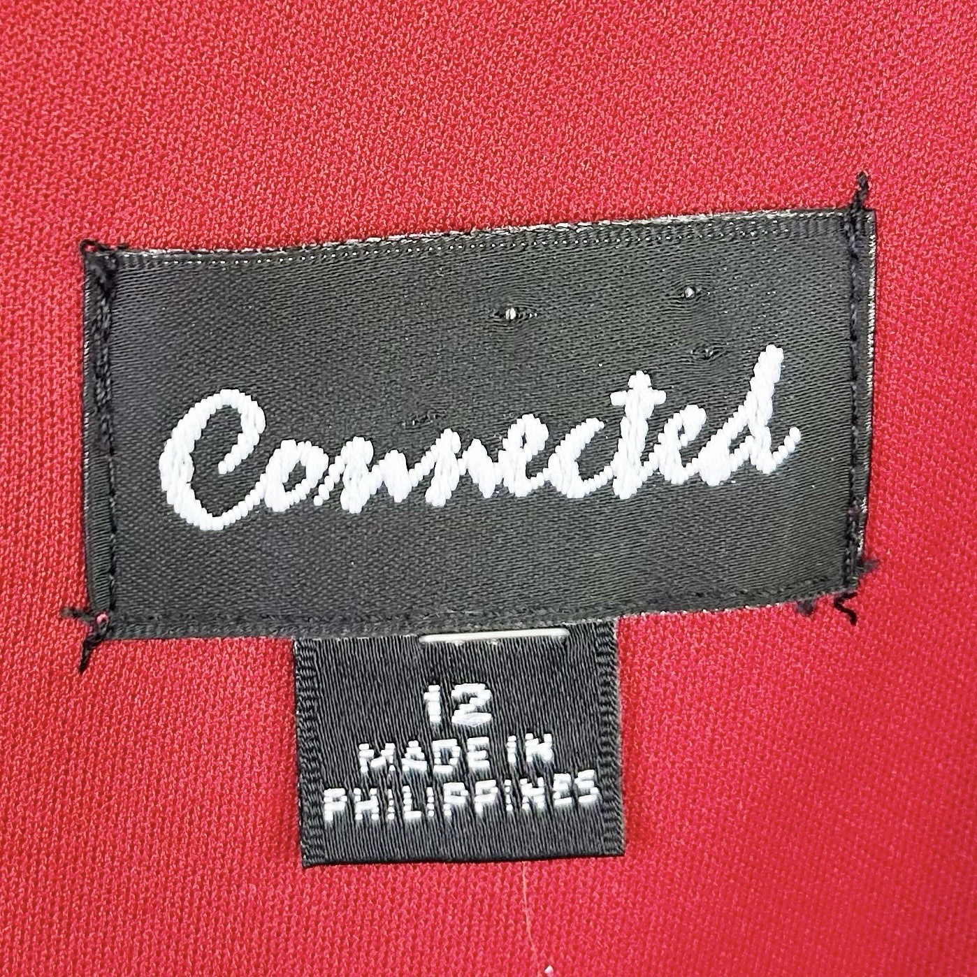 Vintage 90s Y2K Black Red Lining Mesh Lace Sheer Midi Dress Goth Whimygoth 12