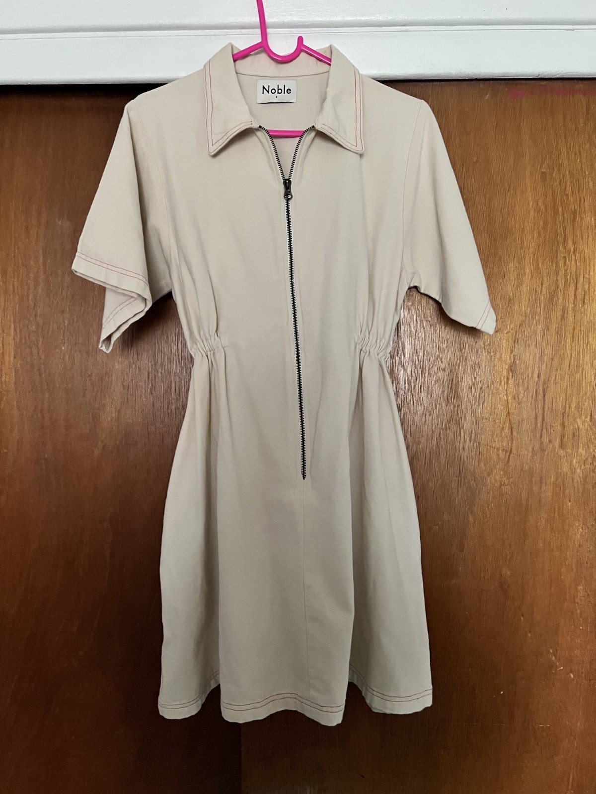 Noble Women’s Utility Dress Oat Milk Size S Retail $188. Excellent Condition