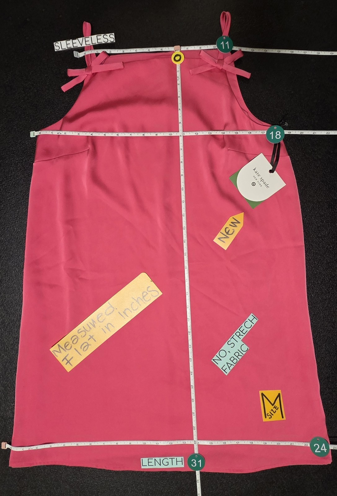 🆕️ New Kate Spade New York x Target 90s Mini Tank Shift Dress in pink – MEDIUM