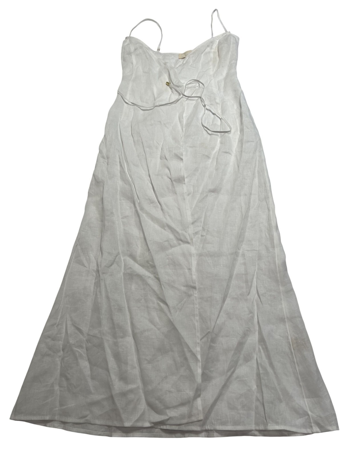 MONDAY Swimwear Levanzo Dress in White Linen