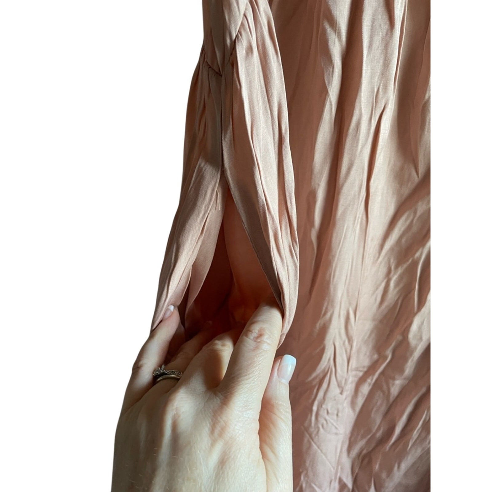 NWT! Peach Silky Dress Plus SIZE 4X